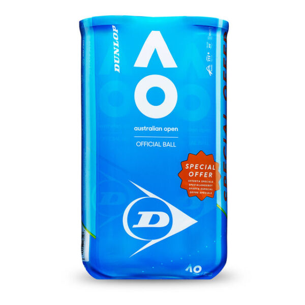 Dunlop Australian Open 2x 4-pack Rör Tennisbollar