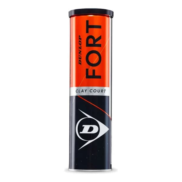 Dunlop Fort Clay Court 4-pack 1-Rör Tennisboll