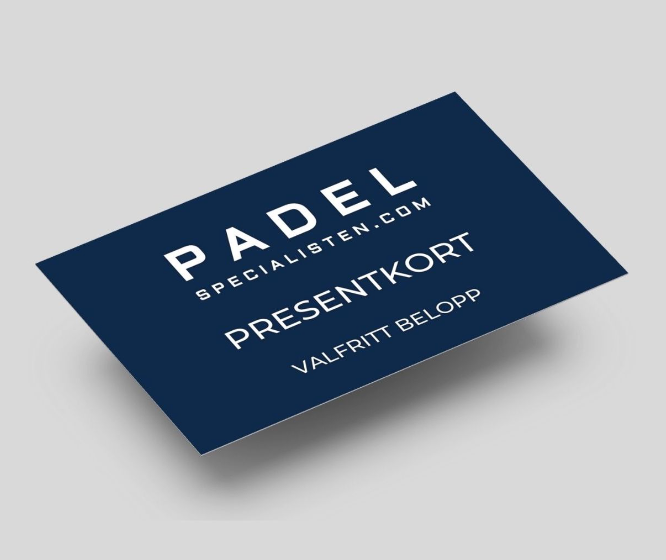 Padelspecialisten Presentkort