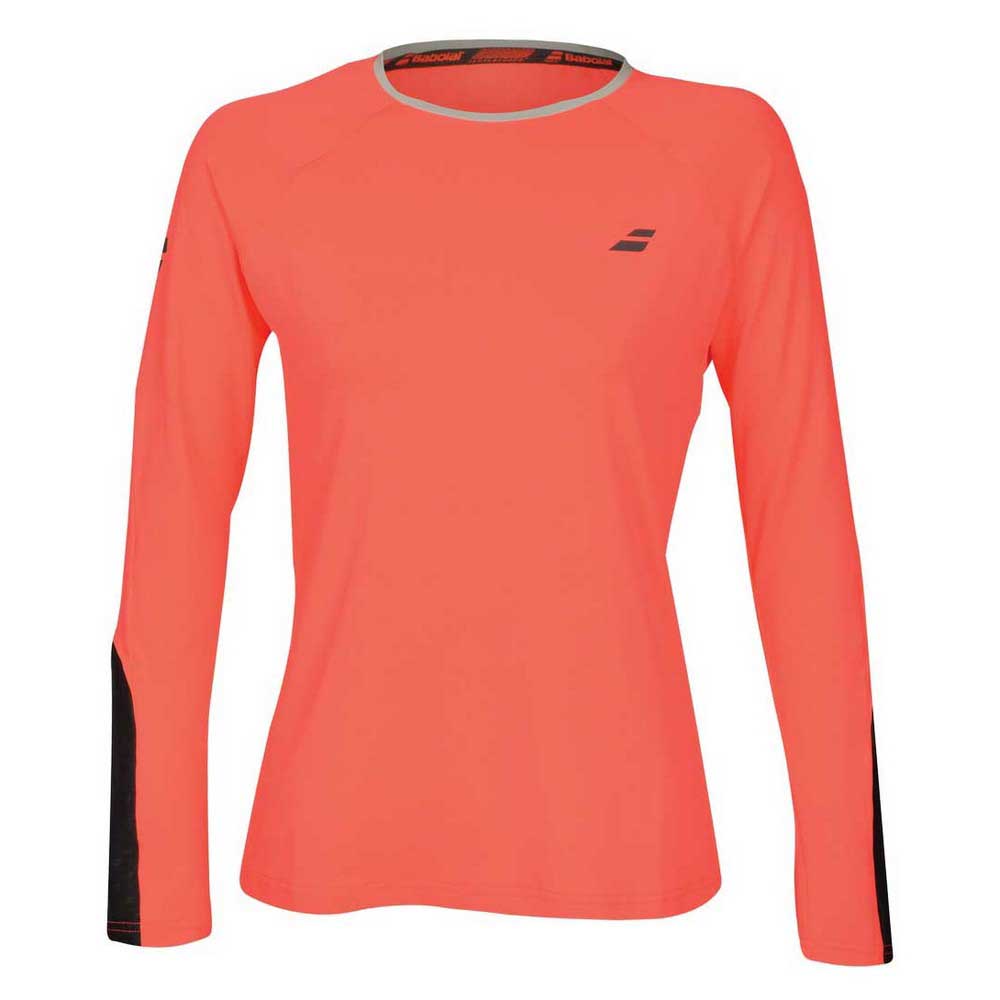 Babolat Core ls tee women fluo strike/rabbit