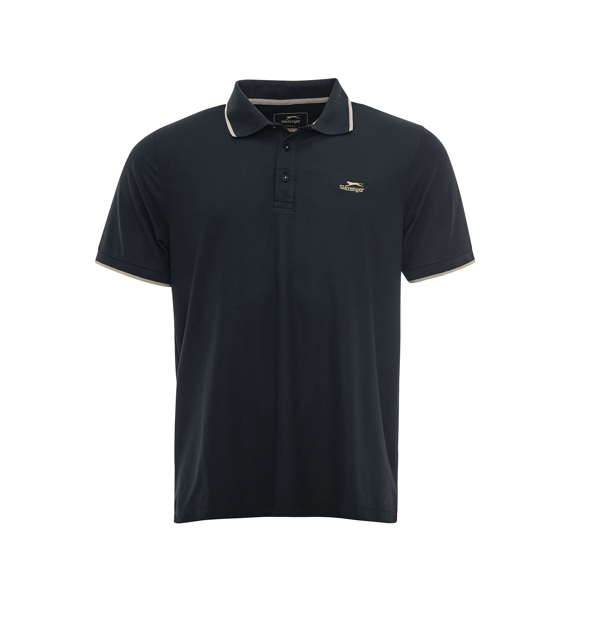 Slazenger Court Polo - Panther Black - Tenniströja