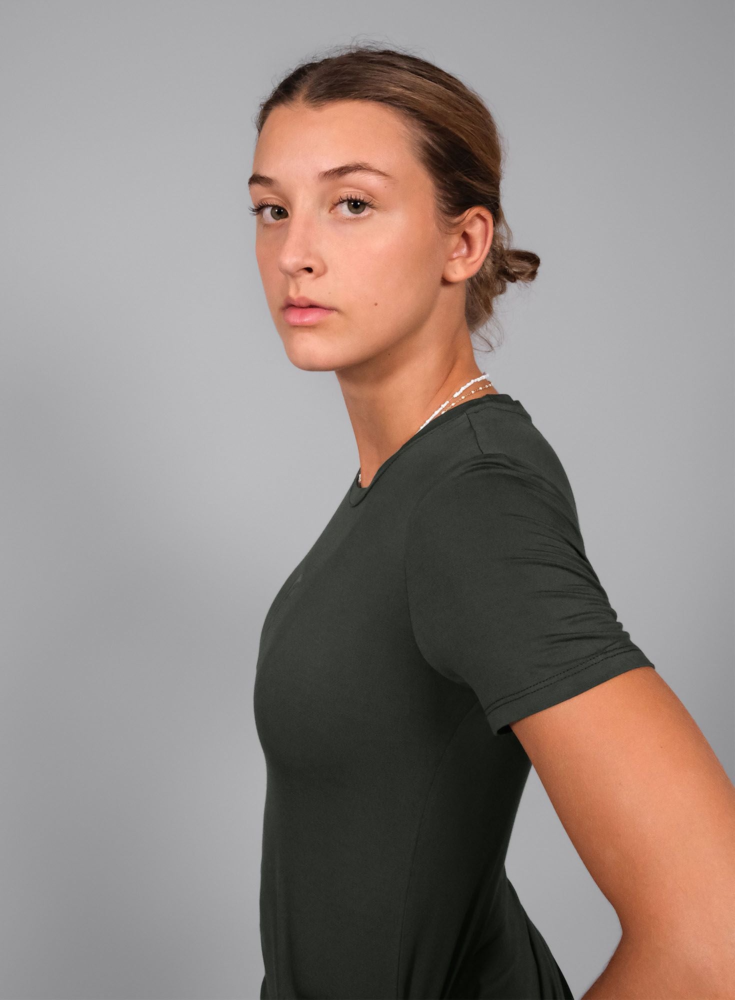 RS Women's modal T-Shirt, Deep Green