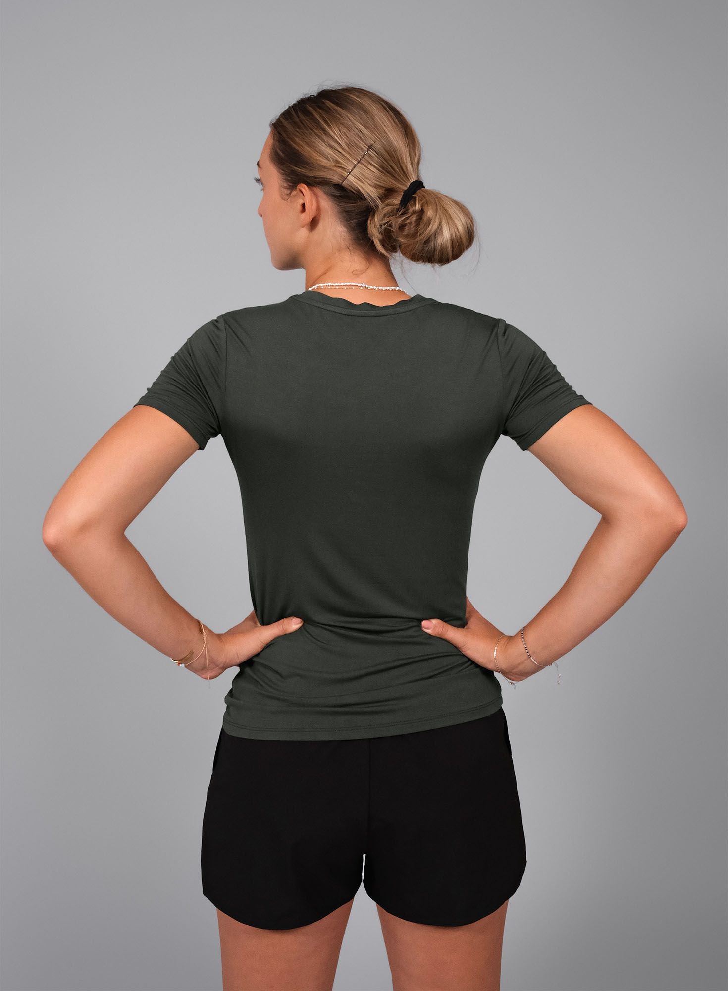 RS Women's modal T-Shirt, Deep Green