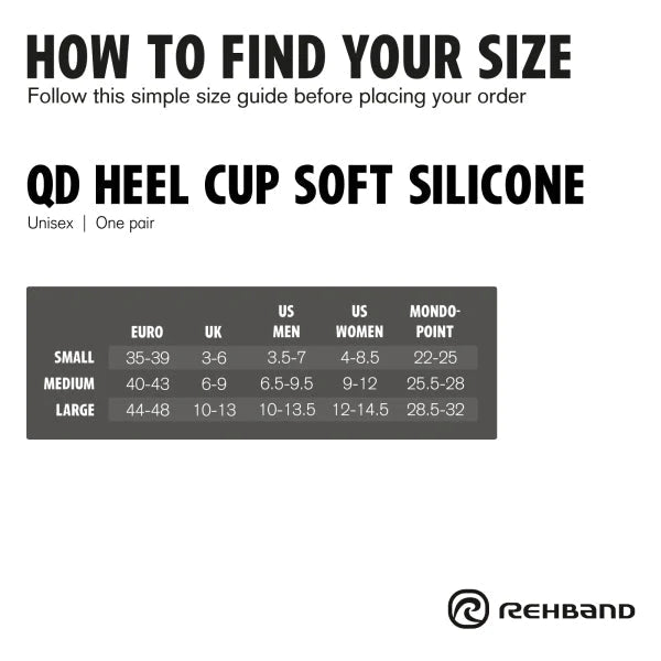 Rehband Heel Cup Soft Silicone