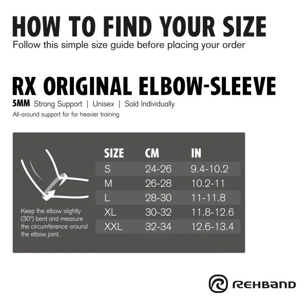 Rehband RX Elbow Sleeve 5mm