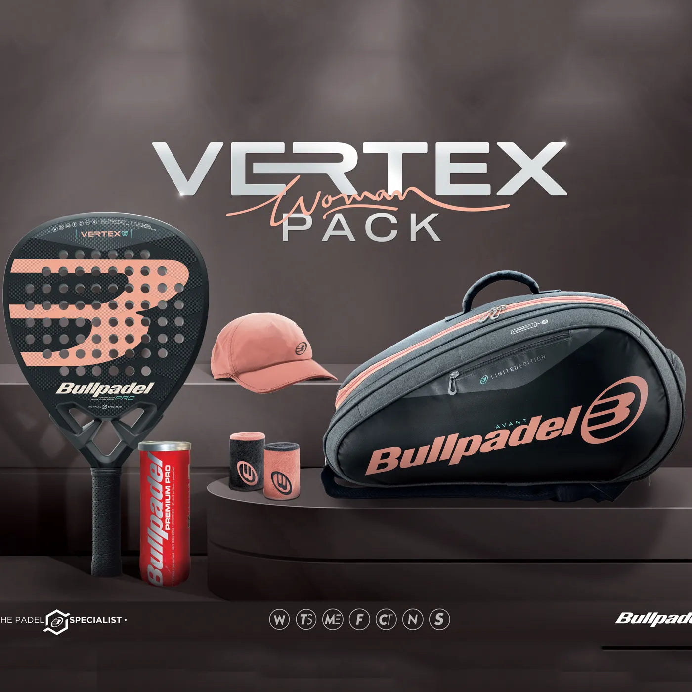 BULLPADEL Vertex Women Padel Pack