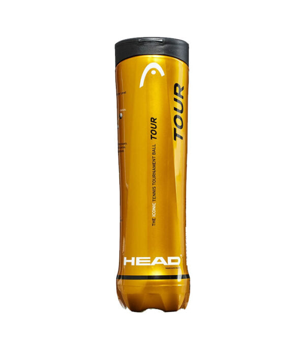 Head 4B Tour Yellow 4-pack 1-Rör Tennisbollar